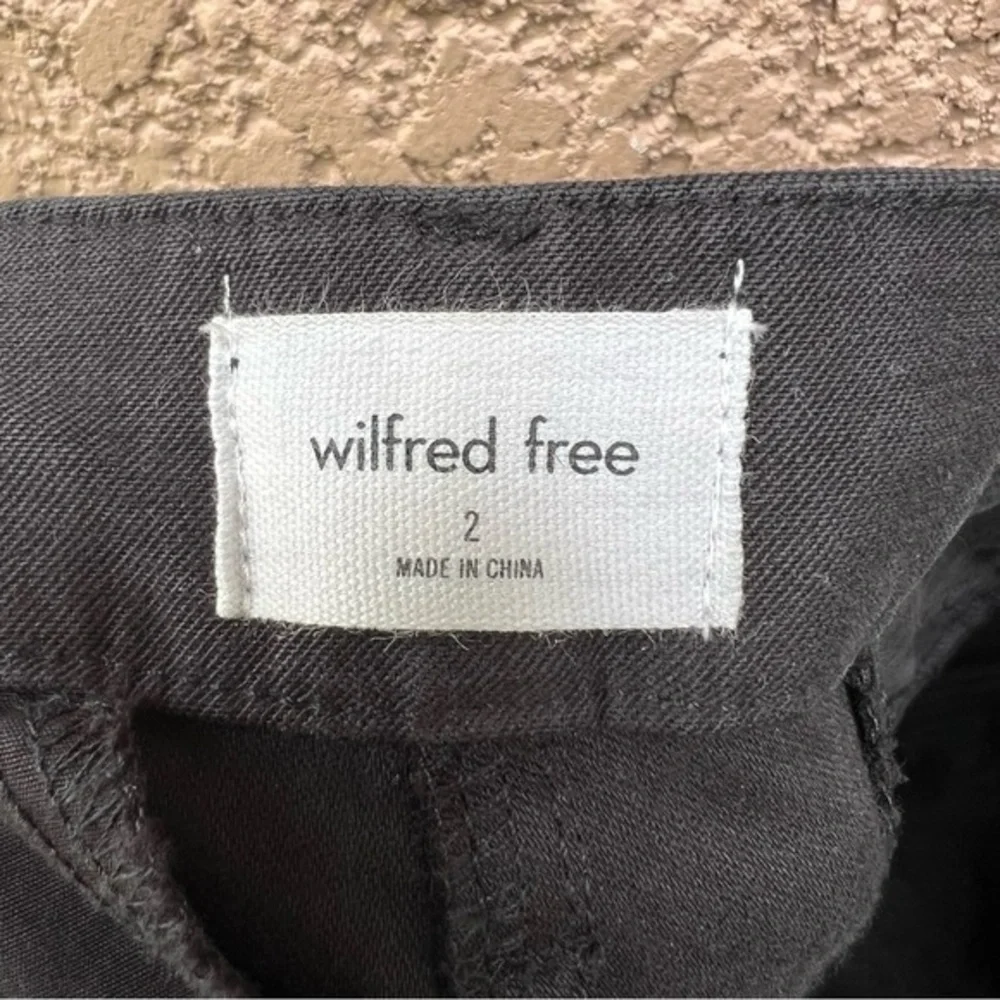 Aritzia Wilfred Utility Cargo Free Pants Women 2 Black Brennan Cotton Streetwear
